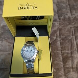 Invicta Silver and White Women's Watch